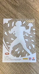 Trey Lance 2021 Panini Chronicles - Clear Vision Rookies CVR-3 trading card image rear