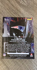 Tyquan Thornton 2022 Panini Chronicles - Gridiron Kings Pink GK-18 trading card image rear