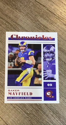 Baker Mayfield 2022 Panini Chronicles - Pink 31 trading card image front
