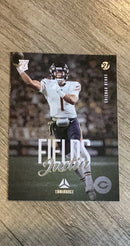 Justin Fields 2021 Panini Chronicles - Luminance Update Rookies 203 trading card image front