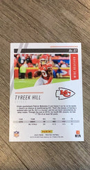 Tyreek Hill 2020 Panini Prestige 61 trading card image rear