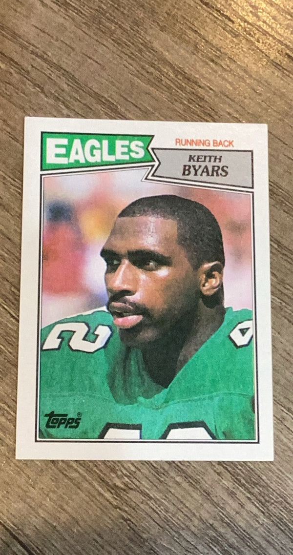 Keith Byars 1987 Topps 297 trading card image front