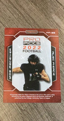 Alec Pierce 2022 Pro Picks Premier PP-26 trading card image rear