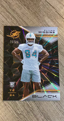 Elijah Higgins 2023 Panini Black - Citrine 103 trading card image front