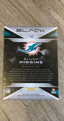 Elijah Higgins 2023 Panini Black - Citrine 103 trading card image rear