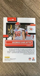 George Karlaftis 2022 Donruss 361 trading card image rear