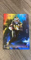 Diontae Johnson 2022 Panini Origins - Blue 93 trading card image front