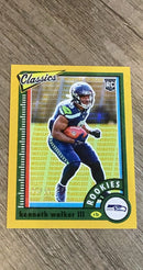 Kenneth Walker III 2022 Panini Classics - Timeless Tributes Gold 158 trading card image front