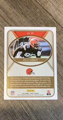 Myles Garrett 2022 Panini Legacy - Red 23 trading card image rear
