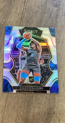 Jalen Williams 2022 Panini Select - Silver Prizms 167 trading card image front