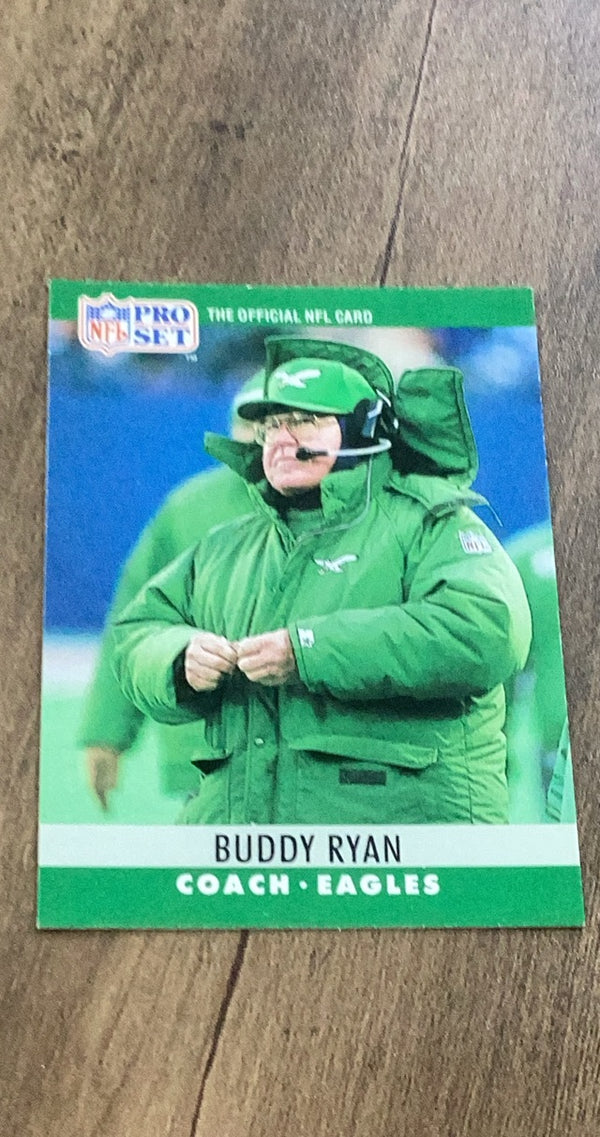 Buddy Ryan 1990 Pro Set 253 trading card image front