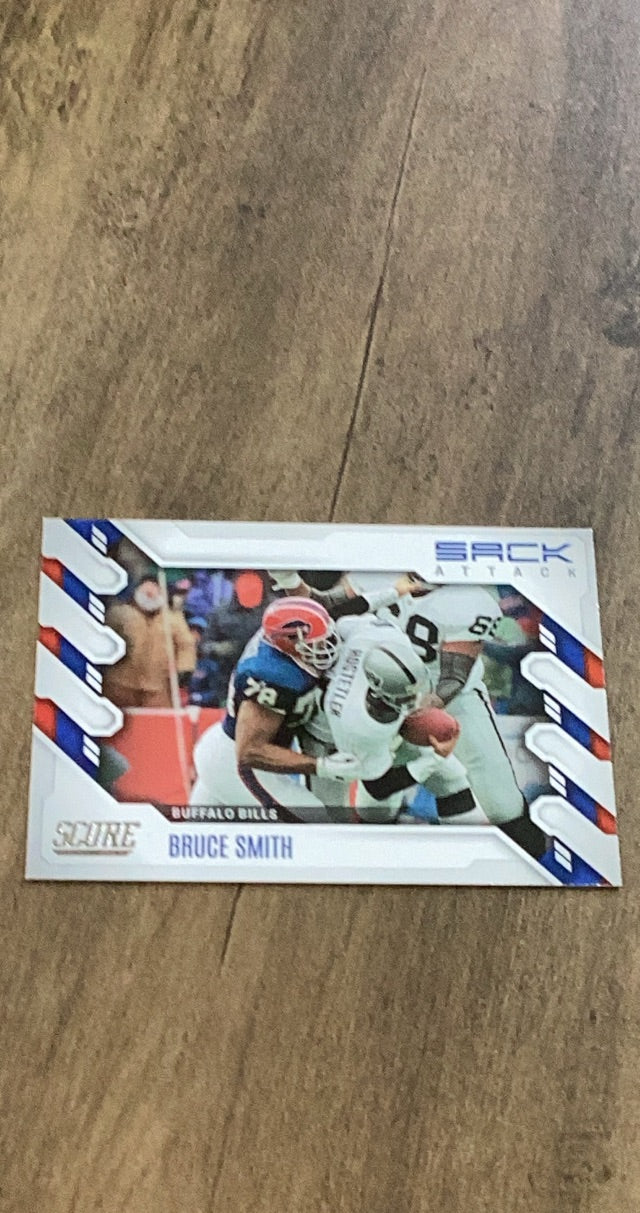Bruce Smith 2022 Score - Sack Attack SA-BS trading card image front
