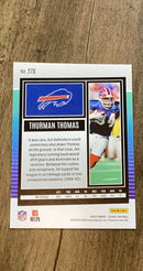 Thurman Thomas 2022 Score 270 trading card image rear