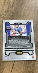 Thurman Thomas 2023 Panini Prizm 34 trading card image rear