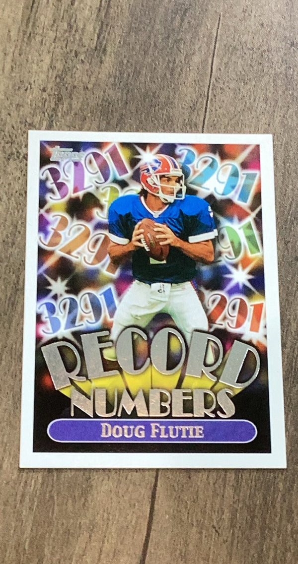 Doug Flutie 1999 Topps Chrome - Record Numbers RN7 trading card image front