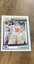 Eli Manning 2022 Score 240 trading card image front
