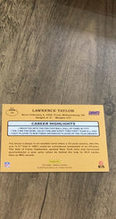 Lawrence Taylor 2016 Donruss - 1987 Classic Set 10 trading card image rear