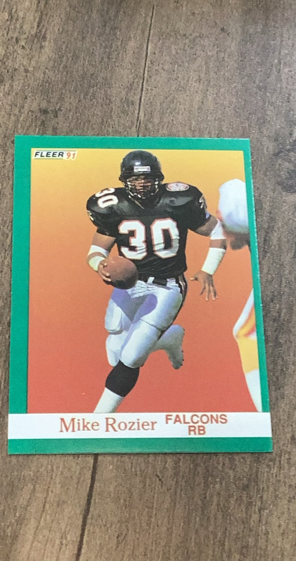 Mike Rozier 1991 Fleer 209 trading card image front