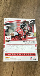 Michael Vick 2022 Panini Prestige - Xtra Points Sunburst 19 trading card image rear