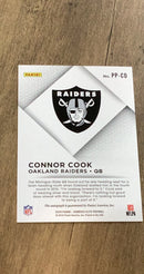Connor Cook 2016 Donruss Elite - Pen Pals Autographs PP-CO trading card image rear