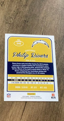Philip Rivers 2016 Donruss 246 trading card image rear