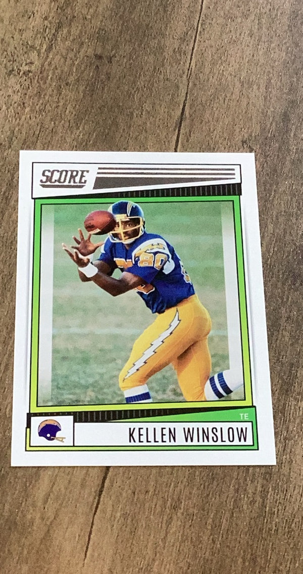Kellen Winslow 2022 Score 141 trading card image front