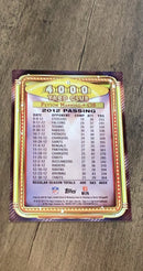 Peyton Manning 2013 Topps - 4000 Yard Club 6 trading card image rear