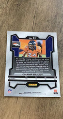 Champ Bailey 2023 Panini Prizm 91 trading card image rear
