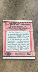 Alphonso Carreker 1990 Topps 46 trading card image rear