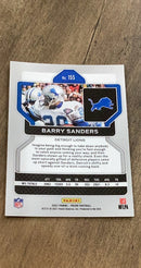 Barry Sanders 2021 Panini Prizm 155 trading card image rear