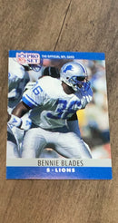 Bennie Blades 1990 Pro Set 97 trading card image front