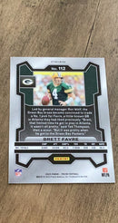 Brett Favre 2023 Panini Prizm - Silver 112 trading card image rear