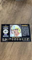 Brett Favre 1993 Pinnacle 1 trading card image rear