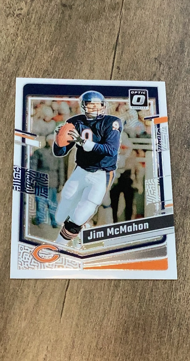Jim McMahon 2023 Donruss Optic 35 trading card image front