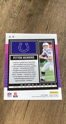 Peyton Manning 2022 Score 16 trading card image rear