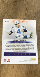 Adam Vinatieri 2023 Panini Prestige 124 trading card image rear