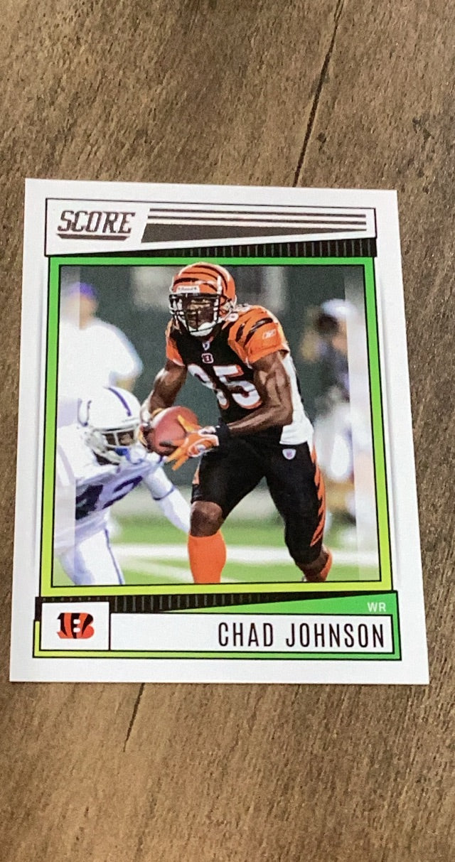 Chad Johnson 2022 Score 198 trading card image front