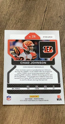 Chad Johnson 2021 Panini Prizm - Red White and Blue 278 trading card image rear