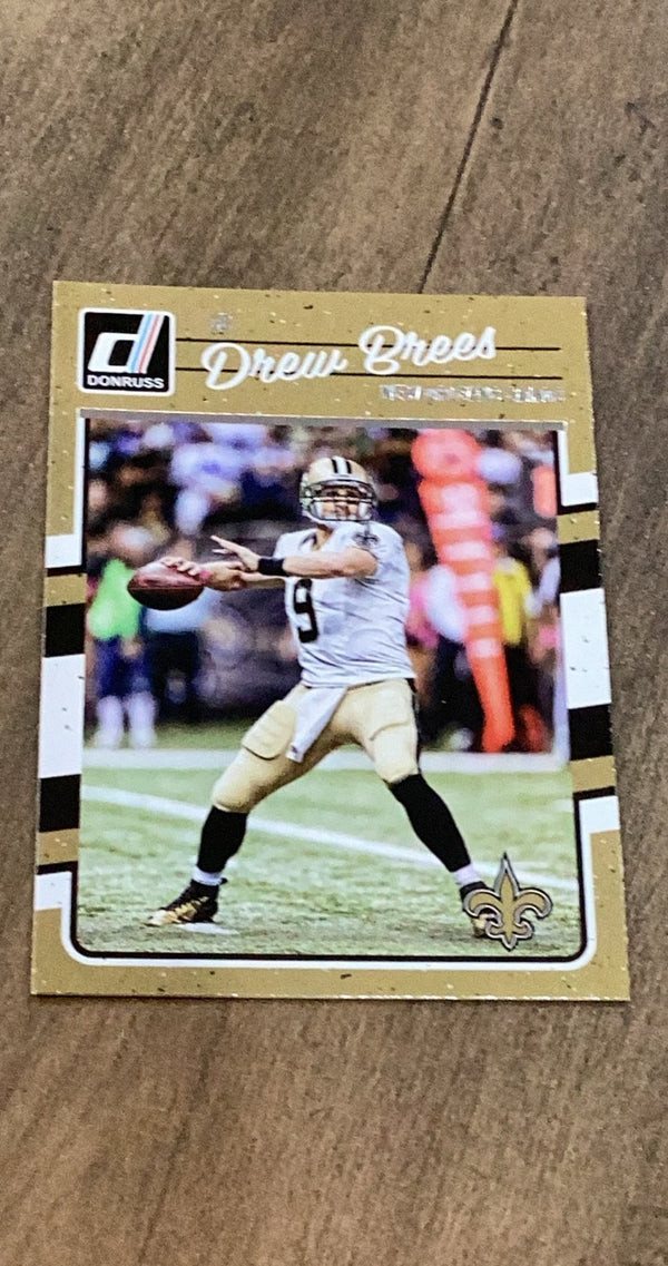 Drew Brees 2016 Donruss 189 trading card image front
