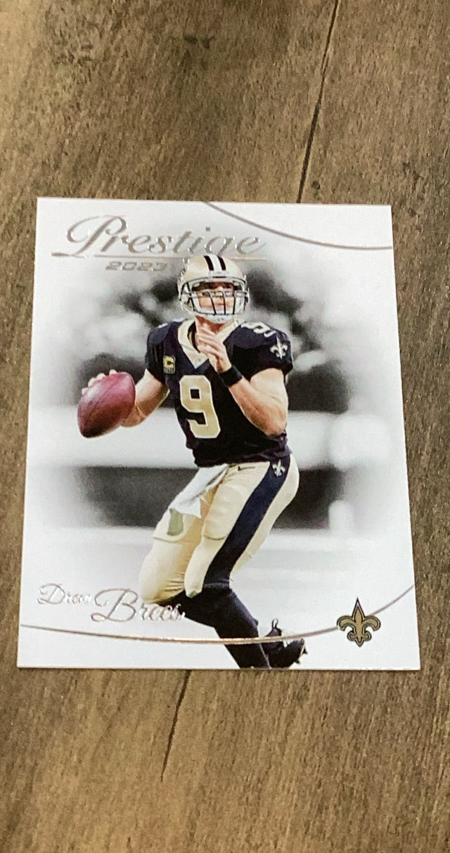 Drew Brees 2023 Panini Prestige 210 trading card image front