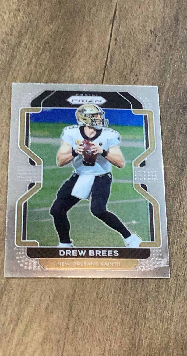Drew Brees 2021 Panini Prizm 309 trading card image front