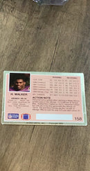 Herschel Walker 1990 Action Packed 158 trading card image rear