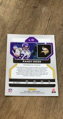 Randy Moss 2021 Panini Prizm 133 trading card image rear