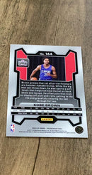 Kobe Brown 2023-24 Panini Prizm 144 trading card image rear
