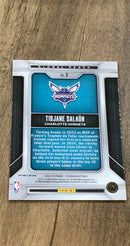 Tidjane Salaun 2024-25 Panini Prizm - Global Reach Prizms Silver 3 trading card image rear