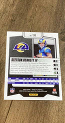 Stetson Bennett IV 2023 Panini Absolute - Blue 136 trading card image rear
