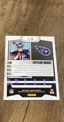 Treylon Burks 2023 Panini Absolute - Blue 79 trading card image rear