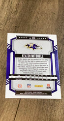 Keaton Mitchell 2023 Score - Red Zone 334 trading card image rear