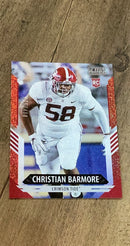 Christian Barmore 2021 Score - Dots Red 349 trading card image front