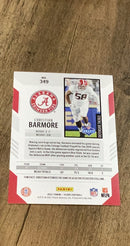 Christian Barmore 2021 Score - Dots Red 349 trading card image rear